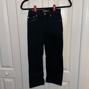 Levi’s 505 Regular Boys Black Denim Jeans Size 7X